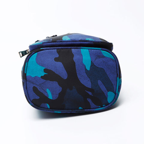 Prada Nylon Triangle徽标标签迷彩肩cam肩袋海军WS12272