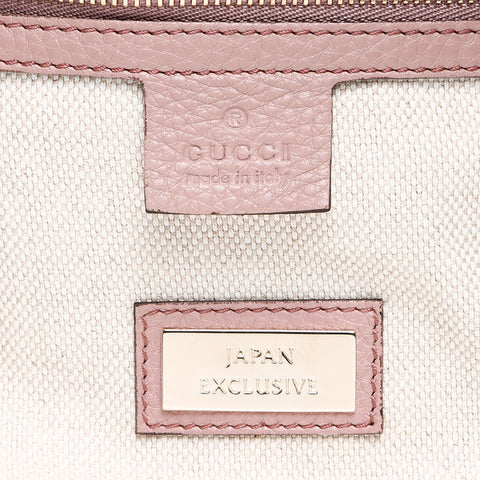 Gucci Soho皮革肩带粉红色WS12273