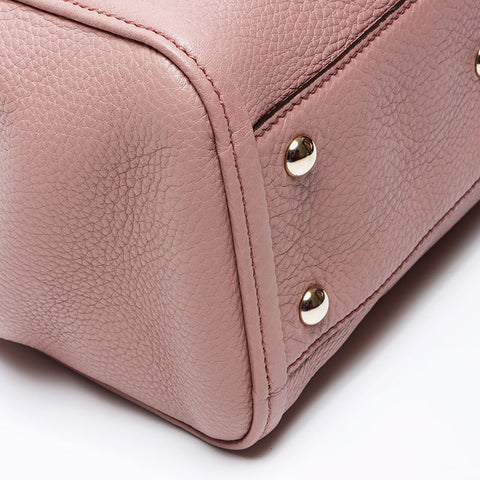 Gucci Soho皮革肩带粉红色WS12273