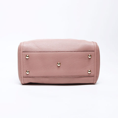 Gucci Soho皮革肩带粉红色WS12273