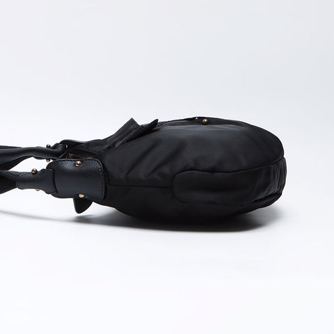 Salvatore Ferragamo Nylon Vara肩带黑色WS12279