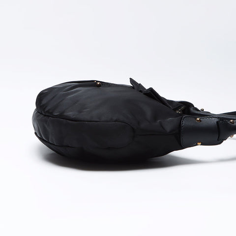 Salvatore Ferragamo Nylon Vara肩带黑色WS12279