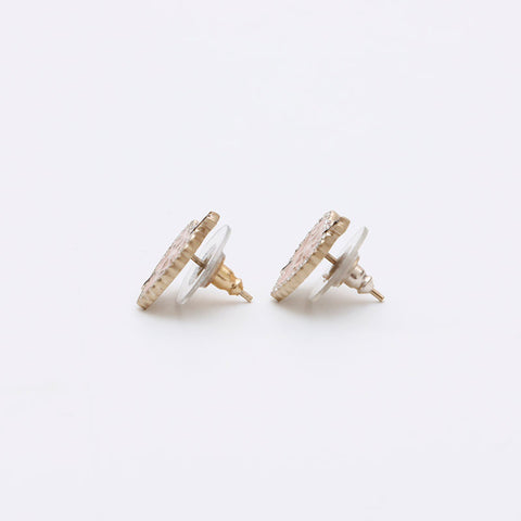 CHANEL COCO Mark Heart Arrow Rhinestone 2010 Pierce gold WS12305