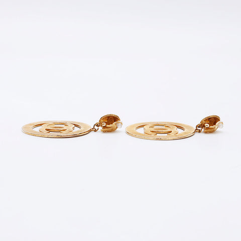 CHANEL COCO Mark BigCoco 1997 Earring gold WS12308