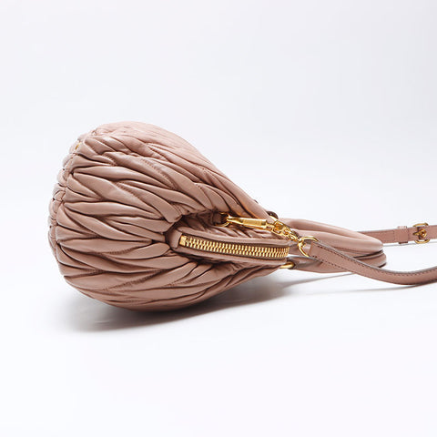 MIU MIU 2WAY SCHAG MATERASSE BAGE BEIGE WS12317