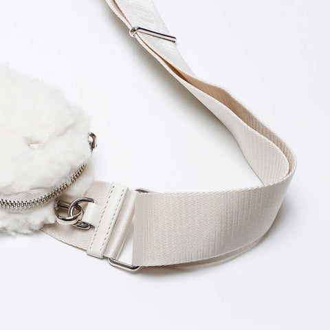 Prada mini sangle avec Boa Pouch Logo Re Edition Sac à épaule blanc WS12319