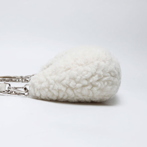 Prada mini sangle avec Boa Pouch Logo Re Edition Sac à épaule blanc WS12319