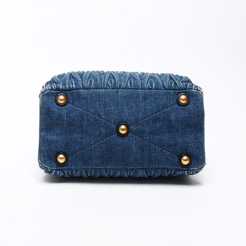 MIU MIU MIU Handbag Handbag Handbag Navy WS12320