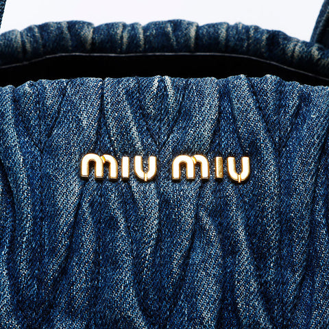 MIU MIU MIU Handbag Handbag Handbag Navy WS12320