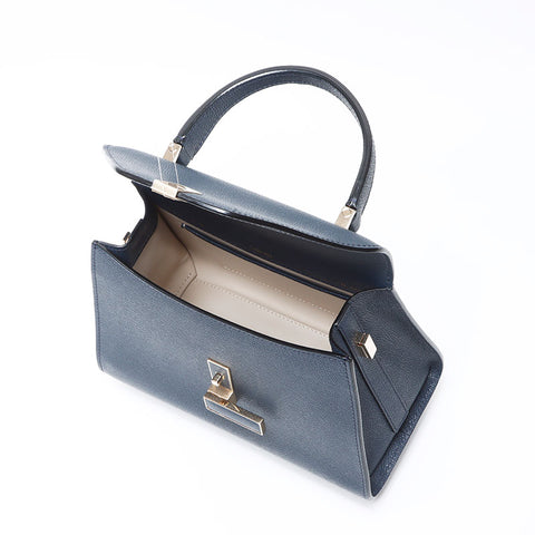 Valextra Ijide Handbag Navy WS12322