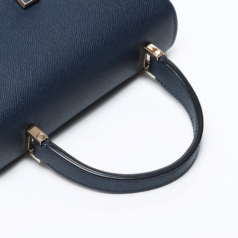 Valextra Ijide Handbag Navy WS12322
