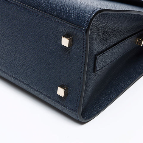 Valextra Ijide Handbag Navy WS12322
