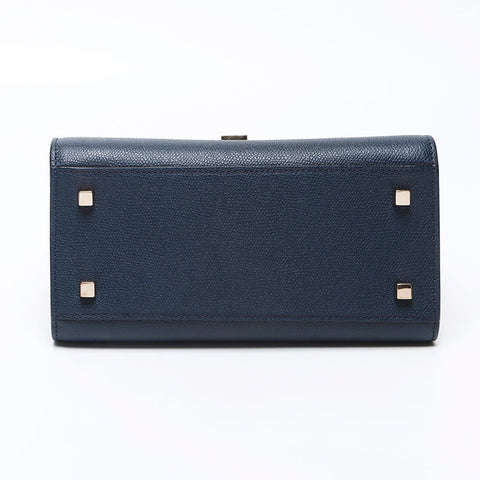 Valextra Ijide Handbag Navy WS12322