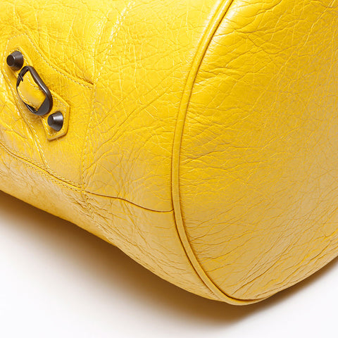 Balenciaga une épaule le jour du jour du sac jaune WS12325