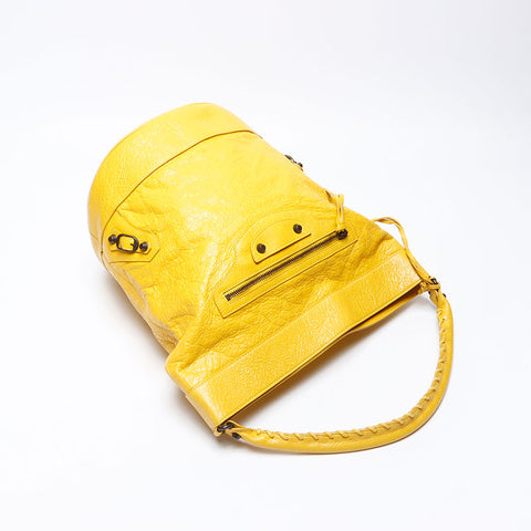 Balenciaga une épaule le jour du jour du sac jaune WS12325
