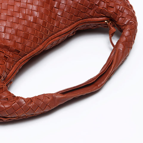 Bottegaveneta Intrecciato Sac à épaule à un épaule brun WS12326