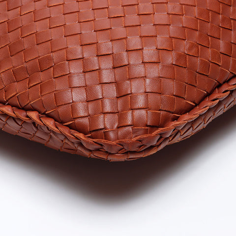 Bottegaveneta Intrecciato Sac à épaule à un épaule brun WS12326