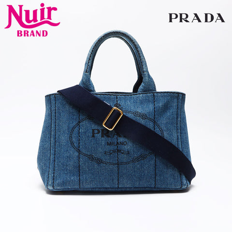 Prada 2way Sac à main sac à main bleu WS12330