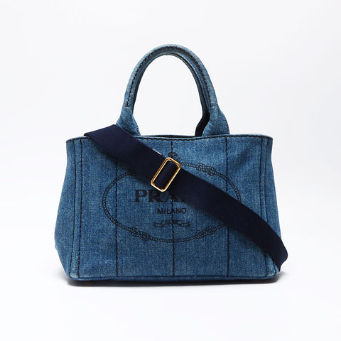 Prada 2way Sac à main sac à main bleu WS12330