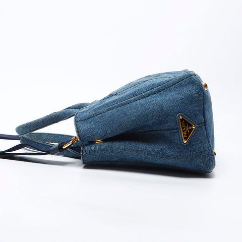 Prada 2way Sac à main sac à main bleu WS12330