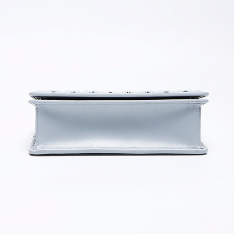 Miu miu miu subatasse la chaîne d'épaule de chaîne en argent bleu ws12332