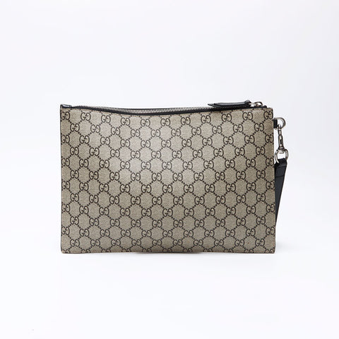 Gucci GG Sac d'embrayage de tigre suprême beige WS12337