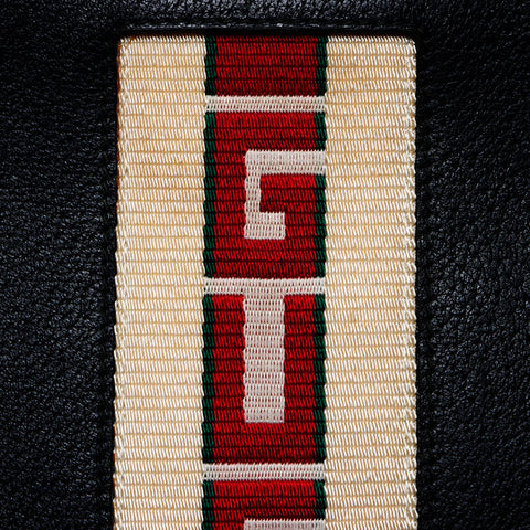 Gucci Gucci徽标雪利酒系列2019离合器袋黑色WS12339