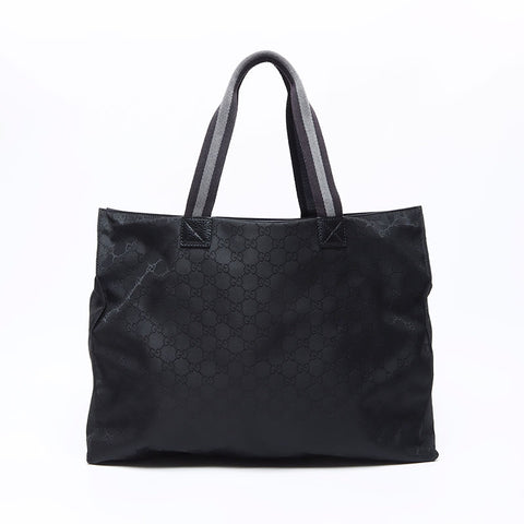 Gucci GG Sac fourre-tout en nylon suprême noir WS12340