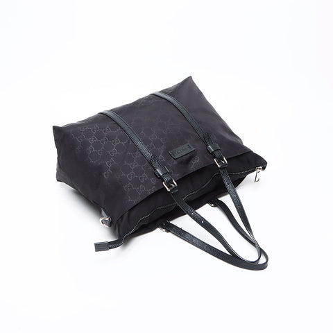 Gucci GG Sac fourre-tout en nylon suprême noir WS12341