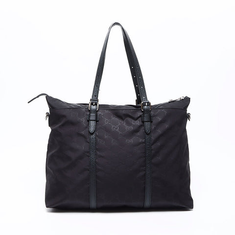 Gucci GG Sac fourre-tout en nylon suprême noir WS12341