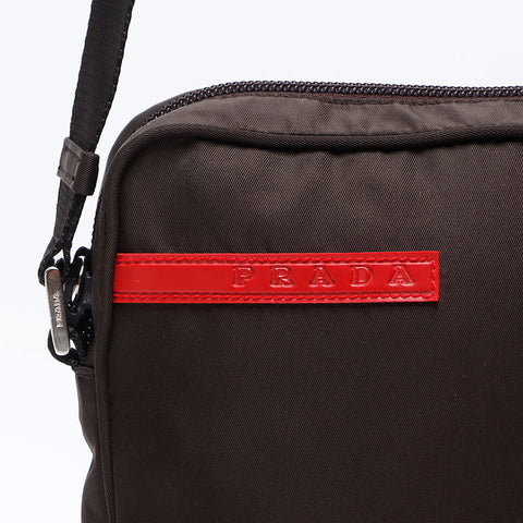 PRADA LOGO SPORT NYLON SAGLE BRORN WS12342