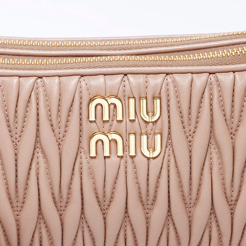 MIU MIU MIU MATERASSE LOGO SAGLE SALLE SALLE PINK WS12351
