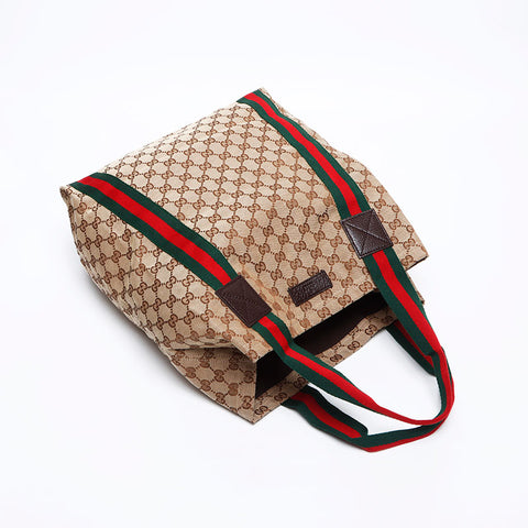 グッチ GUCCI GGキャンバス トートバッグ ベージュ WS12354