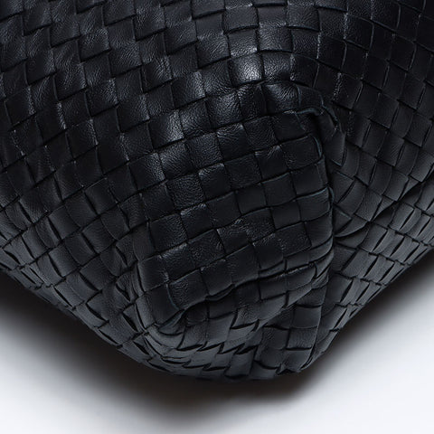 Bottegaveneta Intreciato Roman Tote Bag黑色WS12355
