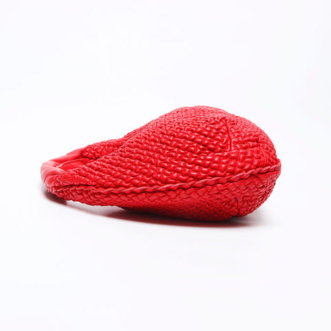 bottegaveneta皮革流浪汉肩袋红色WS12356