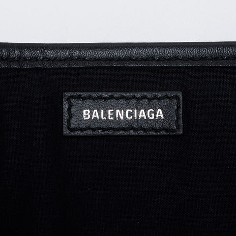 バレンシアガ BALENCIAGA ロゴ カバス S ポーチ付き トートバッグ ブルー WS12360