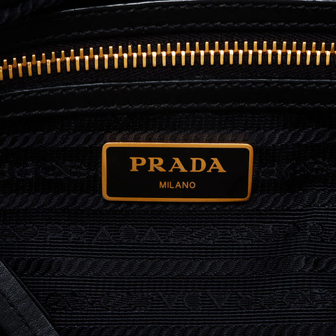 PRADA LOGO TOLEVAS RIBBON CANNAPA JACQUARD SAG SAGE BLACK WS12361