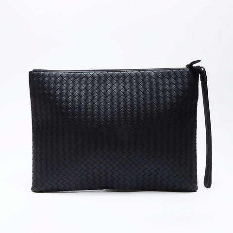 ボッテガヴェネタ BOTTEGAVENETA イントレチャート クラッチバッグ ブラック WS12365