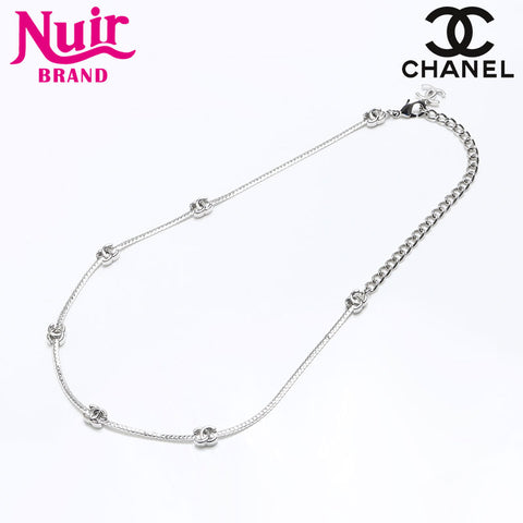 シャネル CHANEL B24C ココマーク チェーン 2024 ネックレス シルバー WS12369