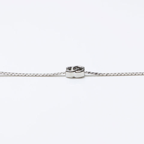 Chanel B24C Coco Mark Chain 2024 Collier Silver WS12369