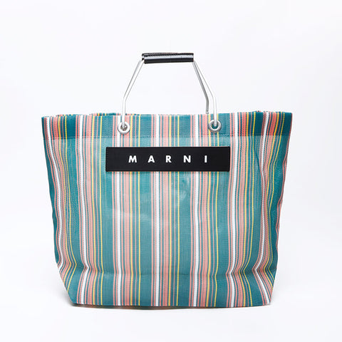 MARNI マルニ メッシュ ロゴ ハンドバッグ マルチカラー WS12371