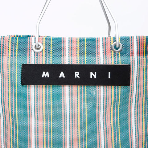 MARNI マルニ メッシュ ロゴ ハンドバッグ マルチカラー WS12371