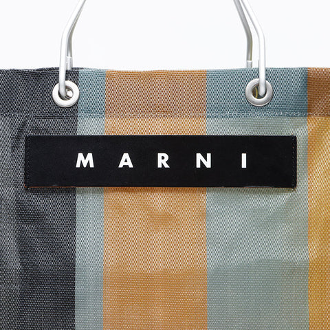 Marni网格徽标手袋多色WS12372