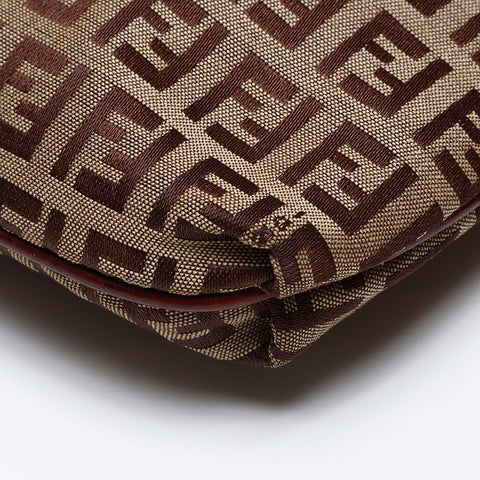 FENDI Zucchino Mamma Pochette 单肩包 棕色 WS12375