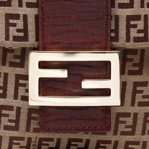 FENDI Zucchino Mamma Pochette 单肩包 棕色 WS12375