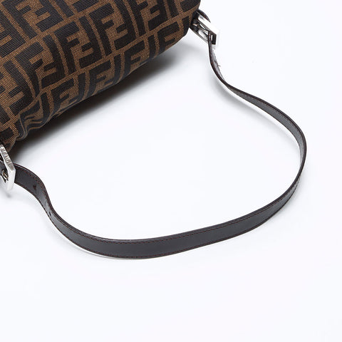 Fendi Mamma Forever Bucket Zucca Patché Brown Brown WS12386