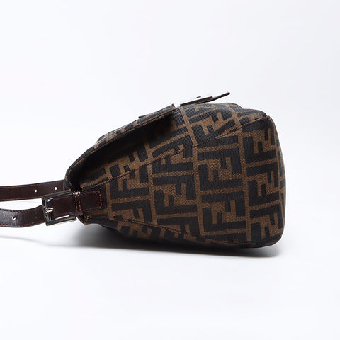 Fendi Mamma Forever Bucket Zucca Patché Brown Brown WS12386