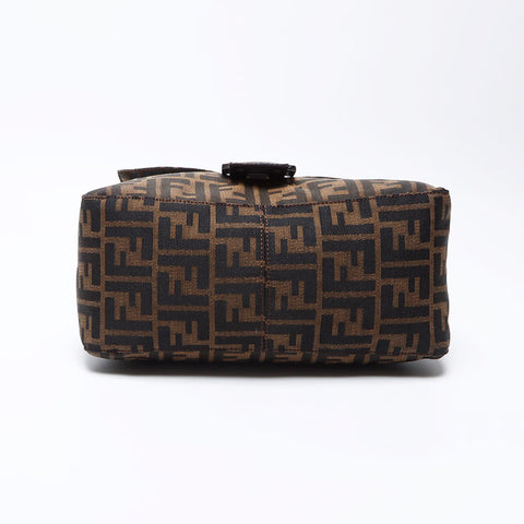 Fendi Mamma Forever Bucket Zucca Patché Brown Brown WS12386