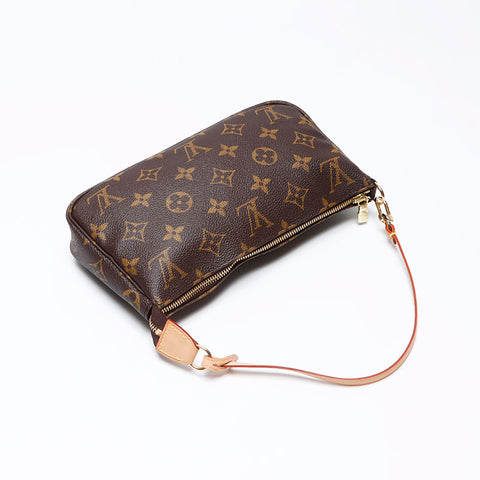 路易威登（Louis Vuitton）路易·威登（Louis Vuitton）2003会标pochette配件手提包棕色WS12388