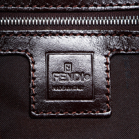 Fendi Zucca图案妈妈桶肩袋棕色WS12389